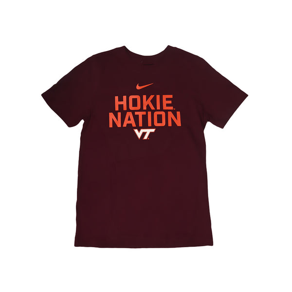 Virginia Tech Youth Hokie Nation Cotton T-Shirt by Nike – Campus Emporium