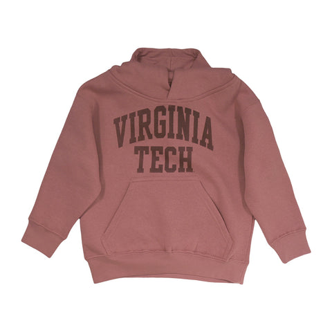 Virginia Tech Youth Hooded Sweatshirt: Mauvelous Maroon