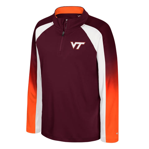 Virginia Tech Youth Ice King 1/4 Zip Windshirt