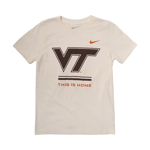 Virginia Tech Youth Logo This is Home Cotton T-Shirt by Nike