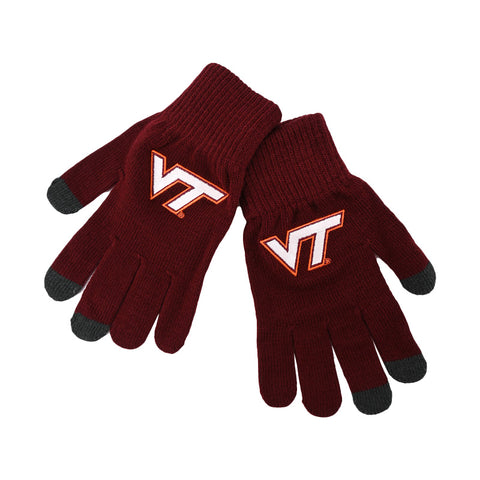 Virginia Tech Youth Poppins Stretch iText Gloves