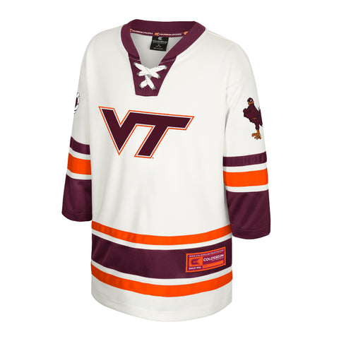 Virginia Tech Youth Puck Proud Hockey Jersey
