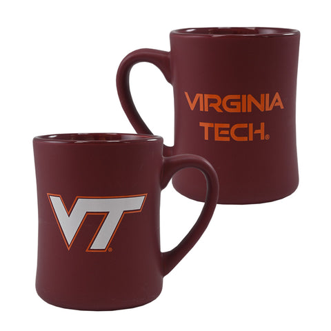 Virginia Tech Matte Wordmark Mug: Maroon