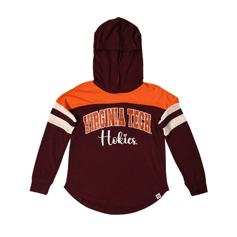 Virginia Tech Toddler Girls' Reflection Hooded T-Shirt