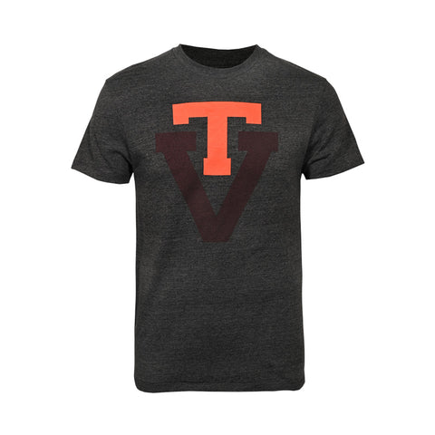 Virginia Tech Triumph Vault Logo T-Shirt: Charcoal by Champion