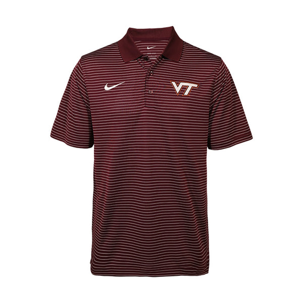 Virginia Tech Men's Dri-FIT Stadium Stripe Polo by Nike – Campus Emporium