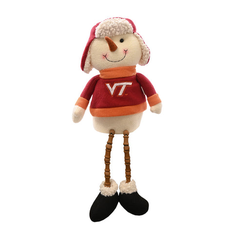 Virginia Tech Bead Leg Snowman