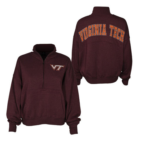 Virginia Tech Woman's Claire 1/2 Zip Fleece