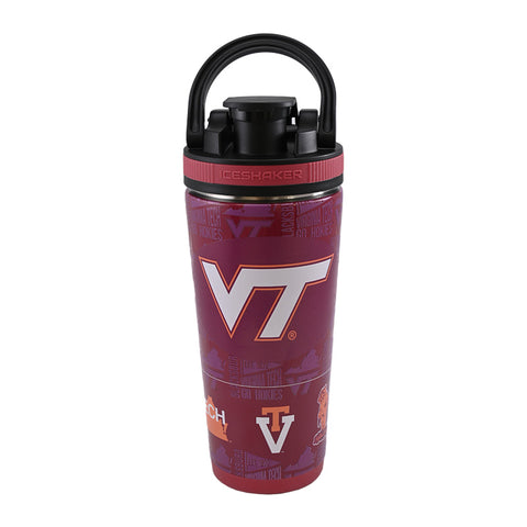 Virginia Tech Vault Ice Shaker Bottle 26 oz.