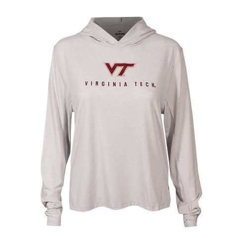 Virginia Tech Women's Breezy Hooded Performance Long-Sleeved Top by Under Armour