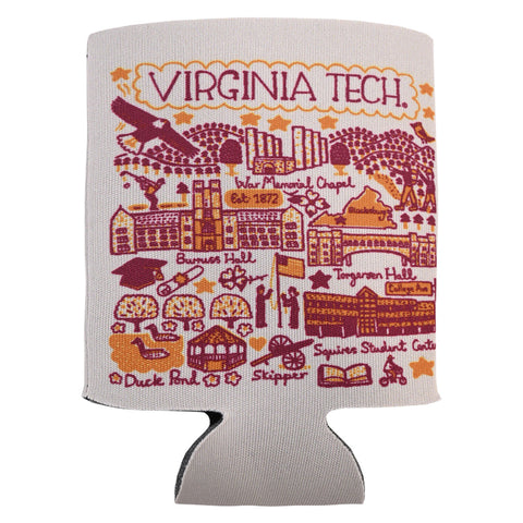 Virginia Tech Can Cooler by Julia Gash