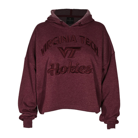 Virginia Tech Women's Corner Tonal Hooded Sweatshirt