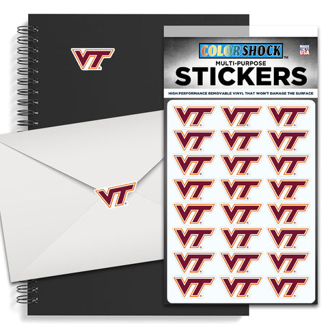 Virginia Tech Logo Sticker Sheet