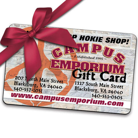 In-Store Gift Card for Campus Emporium (Requires Shipping)
