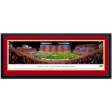 Virginia Tech Lane Stadium Hokie Effect Panoramic Print Deluxe Frame