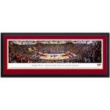 Virginia Tech Cassell Coliseum Panoramic Print Deluxe Frame
