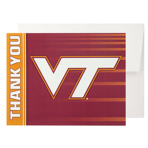 Virginia Tech Thank You VT Cards: Pack of 10