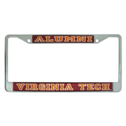 Virginia Tech Alumni Reflective License Plate Frame