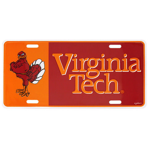 Virginia Tech Hokie Bird License Plate