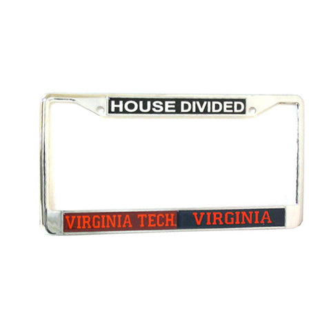 Virginia Tech-Virginia House Divided License Plate Frame