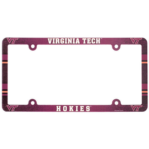 Virginia Tech Slim License Plate Frame