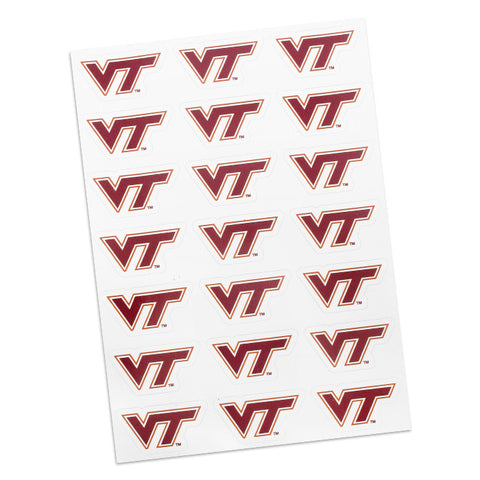 Virginia Tech Logo Sticker Sheet