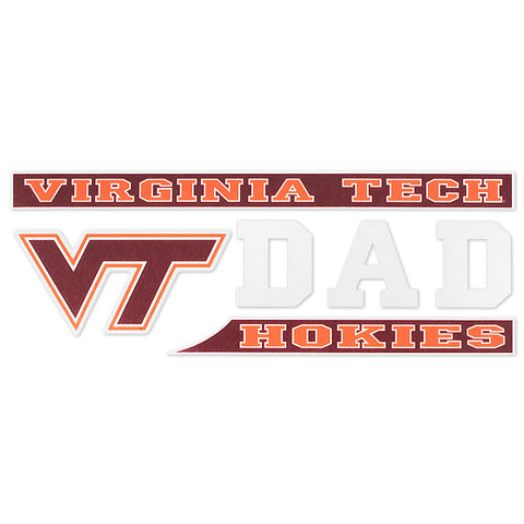 Virginia Tech Hokies Dad Decal