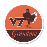 Virginia Tech Family Refrigerator Magnet: Grandma