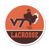 Virginia Tech Sports Refrigerator Magnet: Lacrosse