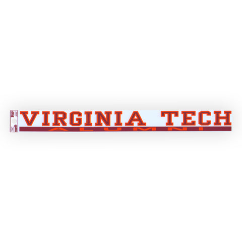 Virginia Tech Alumni Strip Static Cling