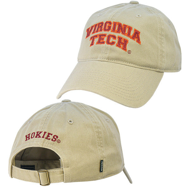 Virginia Tech Hat: Khaki by Legacy – Campus Emporium