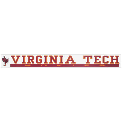 Virginia Tech Hokies Strip Static Cling