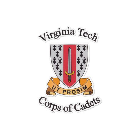 Virginia Tech Corps of Cadets Decal