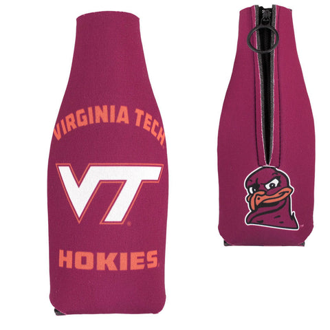 Virginia Tech Hokies Zip-Up Bottle Can Cooler