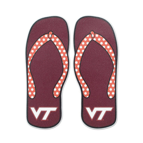 Virginia Tech Flip Flops Decal