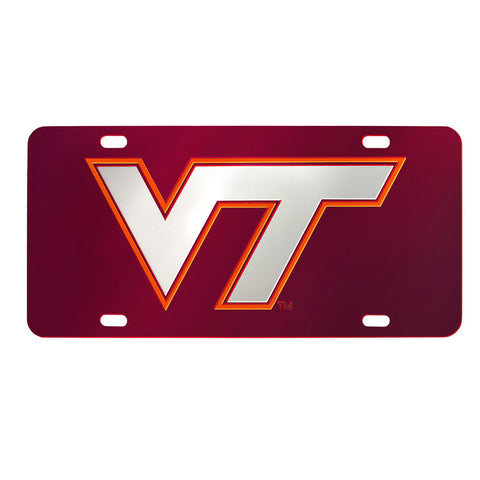 Virginia Tech Laser License Plate: Maroon