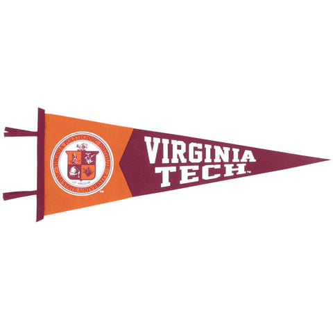 Virginia Tech 12x30 Seal Pennant
