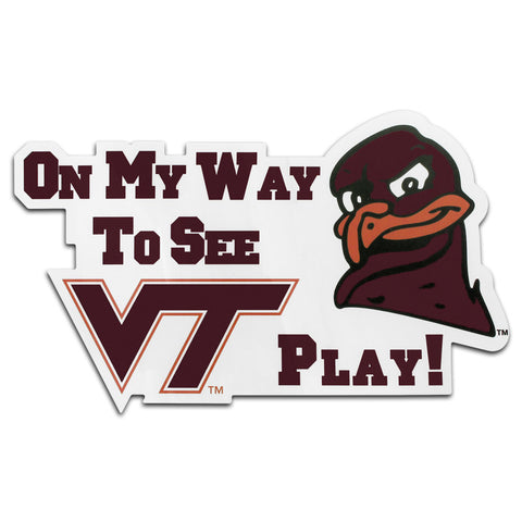 Virginia Tech "On My Way To See..." Magnet