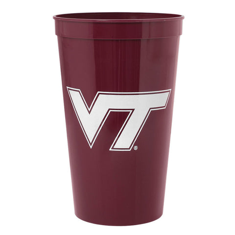 Virginia Tech Plastic Cup: Maroon