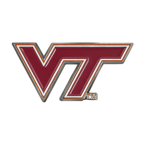 Virginia Tech Color Car Emblem