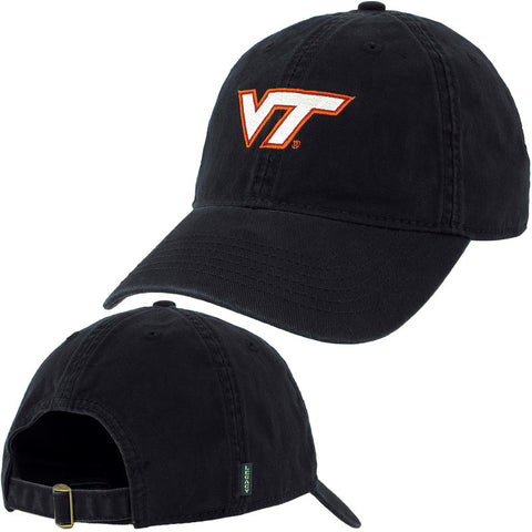 Virginia Tech Logo Hat: Black by Legacy