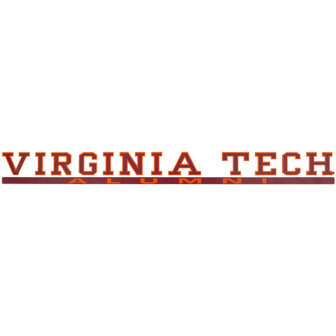Virginia Tech Alumni Strip Decal