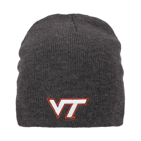 Virginia Tech Everest Knit Beanie: Charcoal