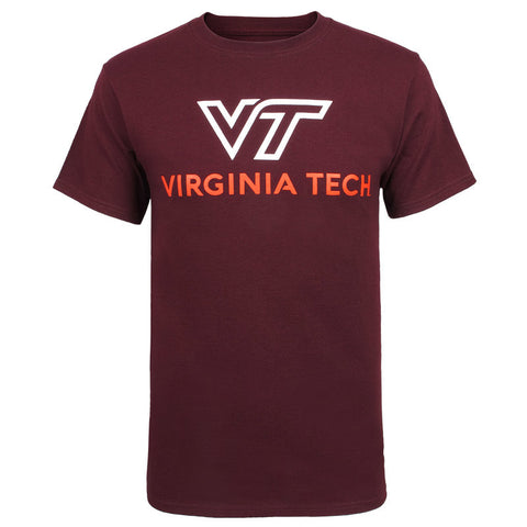 Virginia Tech University Logo T-Shirt: Maroon by Champion