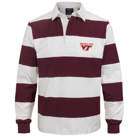 Virginia Tech Classic Rugby Shirt by Charles River