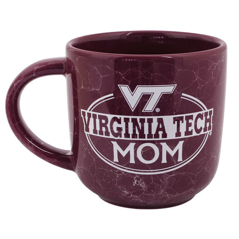 Virginia Tech Mom Marbled Mug