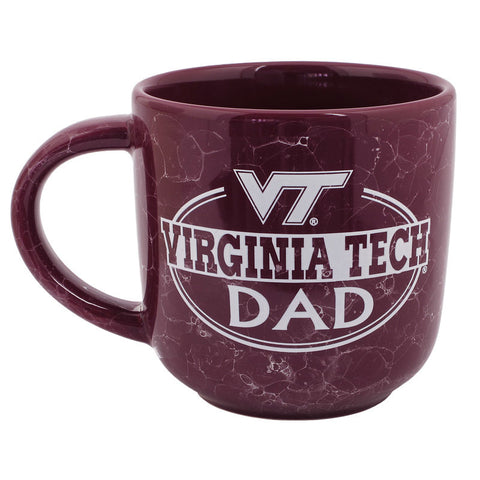 Virginia Tech Dad Marbled Mug