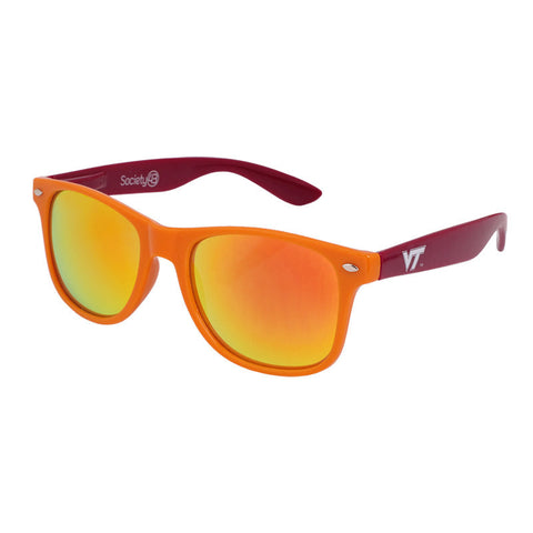 Virginia Tech Sunglasses: Orange Frame and Maroon Temples