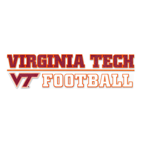 Virginia Tech Sports Decal: Football
