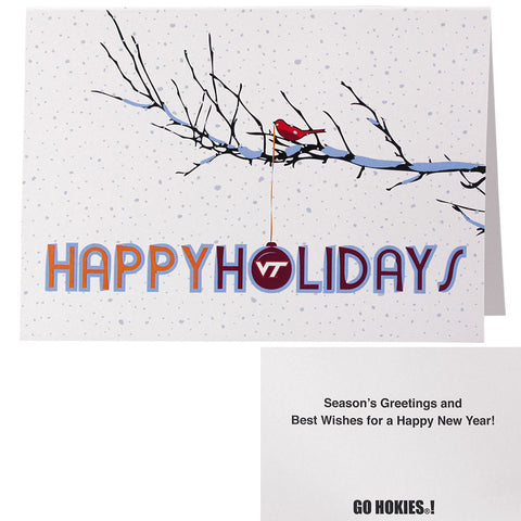 Virginia Tech Bird Holiday Greeting Cards: Pack of 10